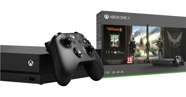 optioneel herberg spanning Xbox One X 1TB The Division 2 Bundel - Coolblue - Voor 23.59u, morgen in  huis