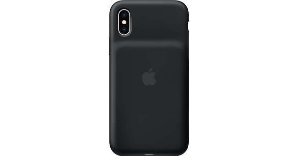 Apple iPhone Xs Smart Battery Case Zwart - Coolblue 23.59u, morgen in huis