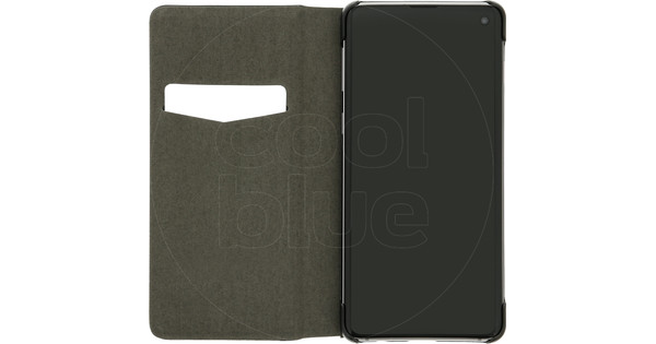 Azuri Ultra Thin Samsung S10 Book Case Zwart - Coolblue - Voor 23.59u, morgen in huis