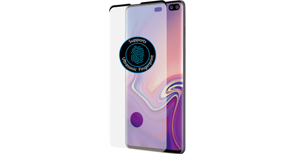 Azuri Curved Gehard Glas Samsung Galaxy S10 Plus Screenprotector