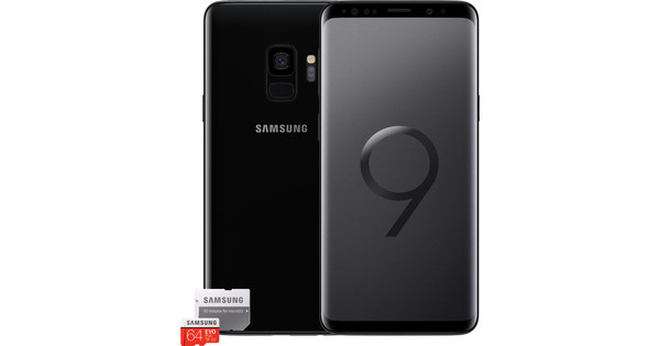 Samsung S9 64GB Zwart + 64GB micro SD - Coolblue - Voor 23.59u, morgen huis