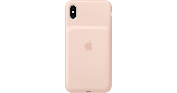 Apple iPhone Xs Smart Battery Case Rozenkwarts - Coolblue - Voor morgen in huis