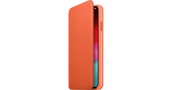 Materialisme versterking Afstoten Apple iPhone Xs Max Leather Folio Zonsondergang - Coolblue - Voor 23.59u,  morgen in huis