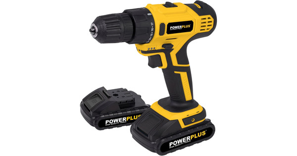 Image of PowerPlus POWX0069LI cordless drill on PowerPlus website