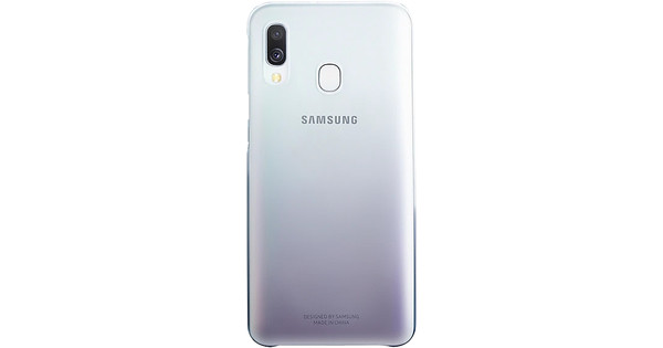 twaalf Geweldig overdrijving Samsung Galaxy A40 Gradation Cover Back Cover Zwart/Transparant - Coolblue  - Voor 23.59u, morgen in huis