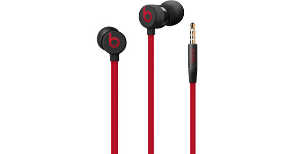 Beats urBeats3 3.5mm Jack Decade Collection Black Red Coolblue