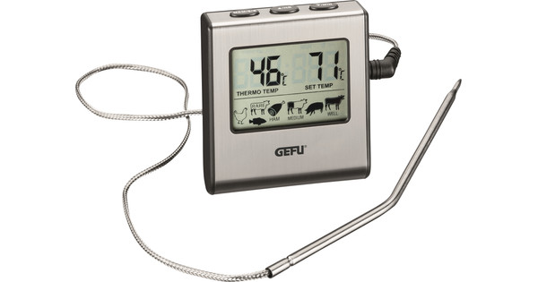 GEFU Digitale Braadthermometer Tempere met Timer - Coolblue - Voor 23.59u, morgen huis