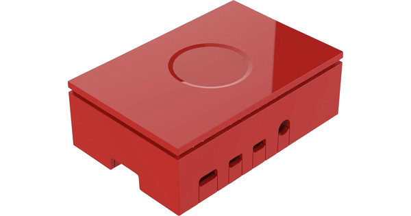 Multicomp Pro Raspberry Pi 4 behuizing - Rood