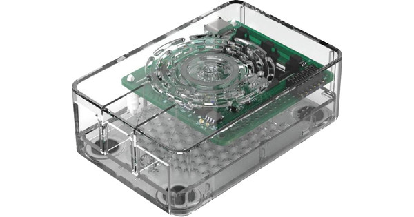 Multicomp Pro Raspberry Pi 4 behuizing - Power knop - Doorzichtig ...