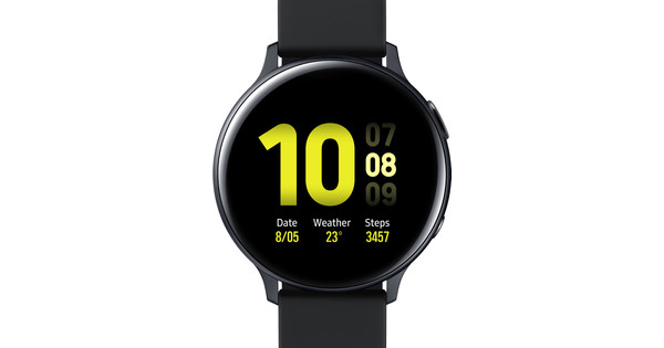 Samsung Galaxy Watch Active2 Zwart 44 mm Aluminium