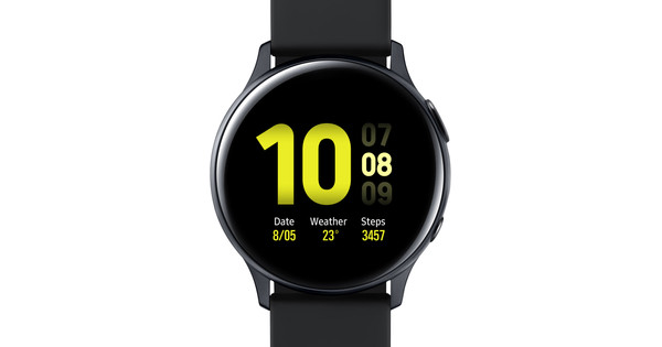 Samsung Galaxy Watch Active2 Zwart 40 mm Aluminium