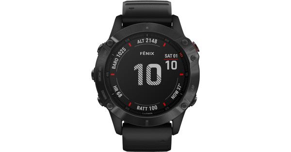 Garmin fenix hotsell 6 pro black