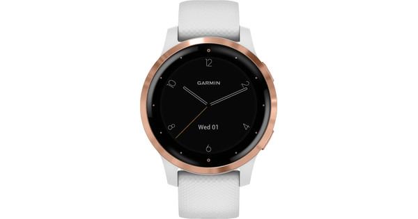 Garmin Vivoactive 4S Rose Gold/White 40mm Coolblue Before 23:59,  delivered tomorrow