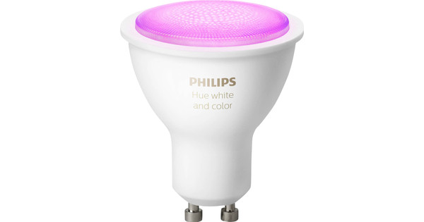 Philips Hue White And Color Gu10 Single Lamp Bluetooth Coolblue Before 23 59 Delivered Tomorrow 