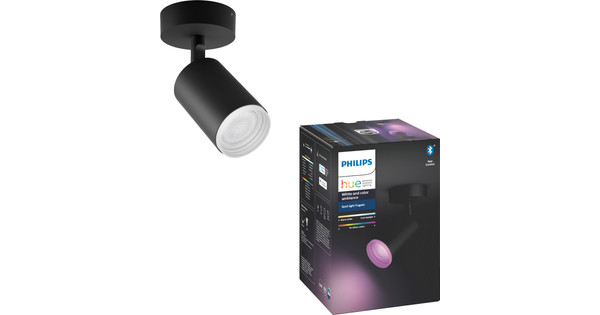 Philips Hue Fugato Spot White & Color zwart