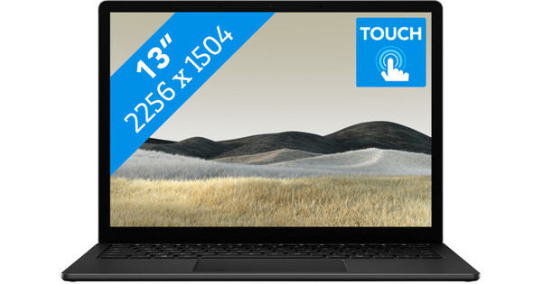 Microsoft Surface Laptop 3 13" i5 - 8 GB - 256 GB Black - Coolblue