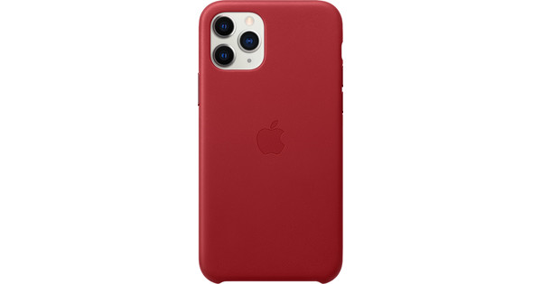 Apple Iphone 11 Pro Leather Back Cover Red Coolblue Before 23 59 Delivered Tomorrow
