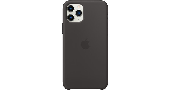 Apple Iphone 11 Pro Silicone Back Cover Black Coolblue Before 23 59 Delivered Tomorrow