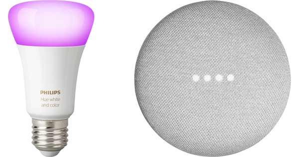 Does philips hue work with sales google mini