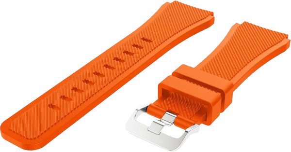 Just in Case Samsung Galaxy Watch 46mm Siliconen Bandje Oranje - Coolblue -  Voor 23.59u, morgen in huis