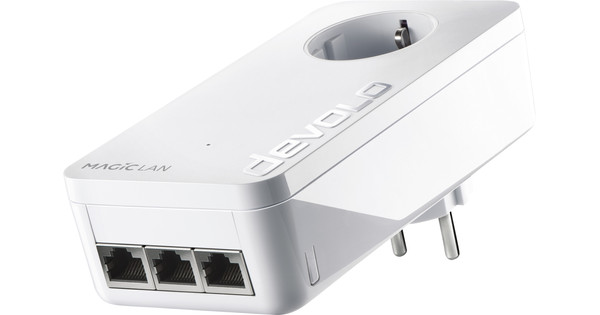 Devolo Magic 2 LAN Triple – Adaptateur CPL 2400 Mbit/s, 3 Ports Gigabit, Extension De Réseau Domestique