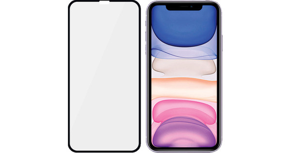 PanzerGlass Case Friendly iPhone Xr / 11 Screenprotector Glas Zwart