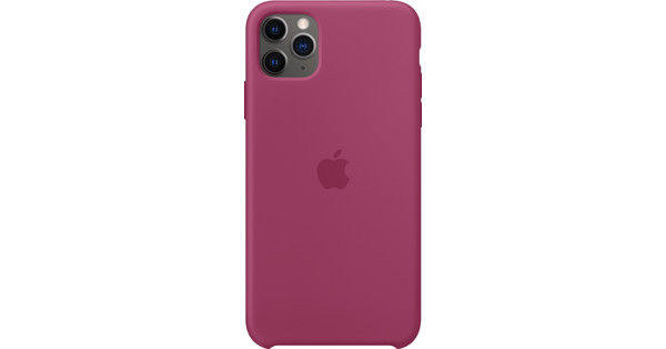 Apple Iphone 11 Pro Max Silicone Back Cover Pomegranate Coolblue Before 23 59 Delivered Tomorrow