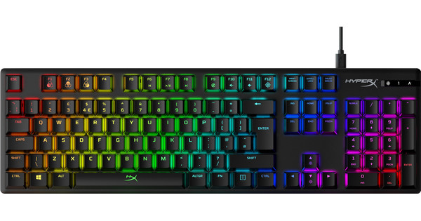 HyperX Alloy Origins RGB Mechanisch Gaming Toetsenbord - Coolblue - Voor 23.59u, morgen in huis