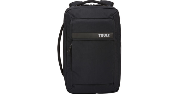 Thule Paramount Convertible Backpack 16L Black 3204219 thule borsa/zaino  doppia funzione convertibile impermeabile con tasche