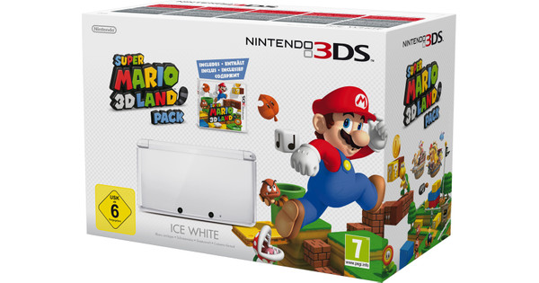 Nintendo 3ds super mario best sale white edition