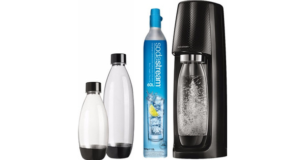 SodaStream Spirit Black + 3 bottles