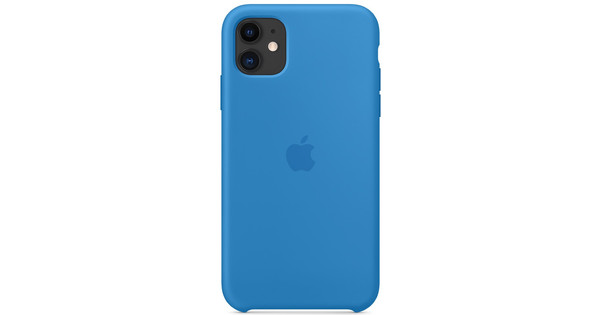 Scenario angst Duizeligheid Apple iPhone 11 Silicone Back Cover Pacific - Coolblue - Voor 23.59u,  morgen in huis