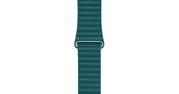 Peacock leather discount loop apple watch