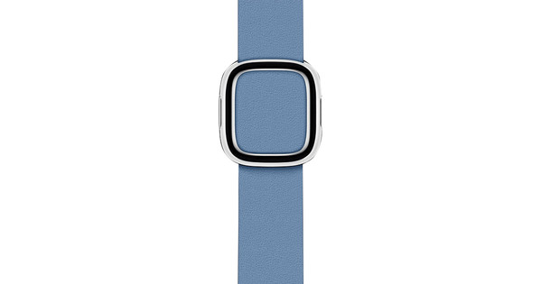 Apple Watch 38/40mm Modern Leather Watch Strap Cornflower Blue - Large -  Coolblue - Before 23:59, delivered tomorrow