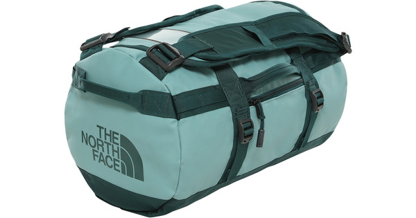 north face green duffel bag