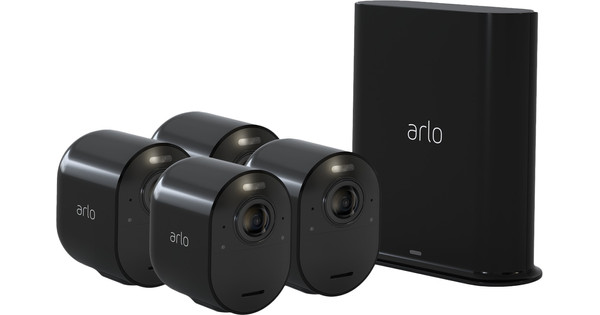 Arlo Ultra 4K Zwart 4-Pack - Coolblue - Voor morgen in huis
