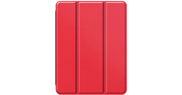 Just in Case Tri-Fold Apple iPad Pro 11 inches (2021/2020) Book Case with Pencil Holder Red