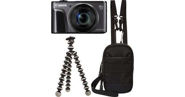 Canon PowerShot SX720 HS Zwart Travel Kit