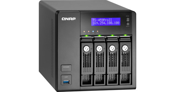 NAS QNAP TS-459U Rack 4 Baies - 16To (4x4To WD RED) - Serveur De Stockage