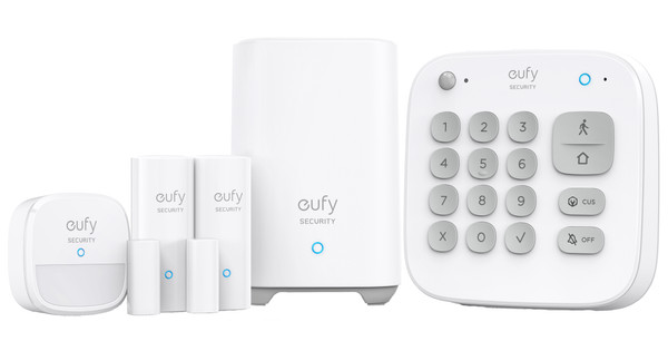Beide oortelefoon Het koud krijgen Eufy Home Alarm Kit 5-delig - Coolblue - Voor 23.59u, morgen in huis