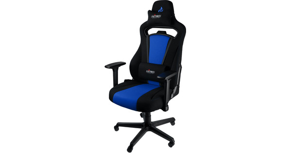 Top Schouderophalend Veilig Nitro Concepts E250 Gaming Stoel Zwart/Blauw - Coolblue - Voor 23.59u,  morgen in huis