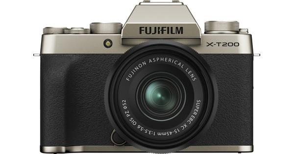 Fujifilm X-T200 Goud + XC 15-45mm f/3.5-5.6 OIS PZ