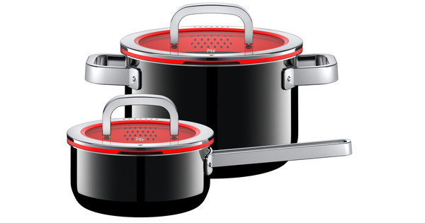 Fusiontec Compact kookpannenset 3-delig zwart