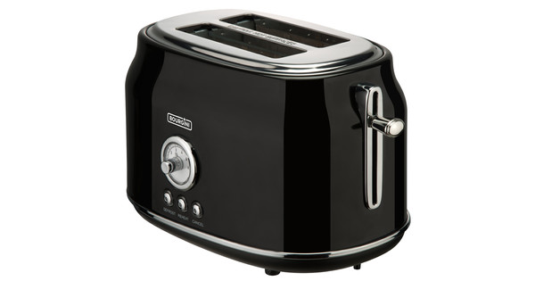 ambitie gemakkelijk Mislukking Bourgini Retro Toaster Zwart - Coolblue - Voor 23.59u, morgen in huis