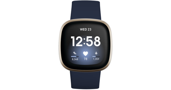 Fitbit Versa 3 Goud/Blauw