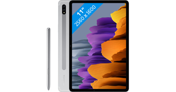 Samsung Galaxy Tab S7 256GB Wifi Zilver - Coolblue - Voor 23.59u ...