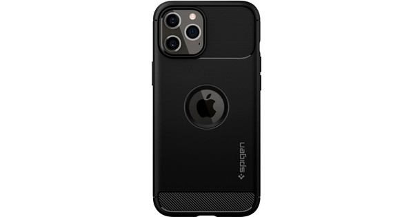 Spigen Rugged Armor Apple iPhone 12 / 12 Pro Back Cover Black