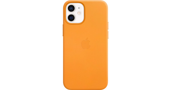 Apple iPhone 12 mini Back Cover with MagSafe Leather California Poppy