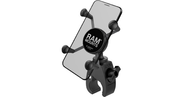 RAM SML TOUGH CLAW 1" RUBBER Motorcycle Handlebar Mount 