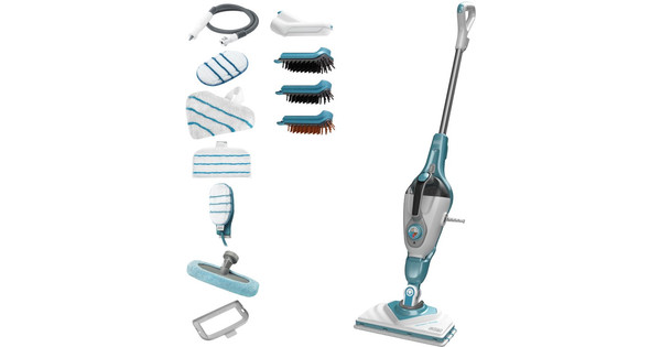 BLACK DECKER 13 in 1 Steam mop with SteaMitt Coolblue Before